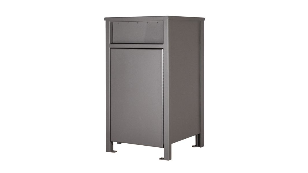 Urban Form Large Capacity All Aluminum Waste Receptacle